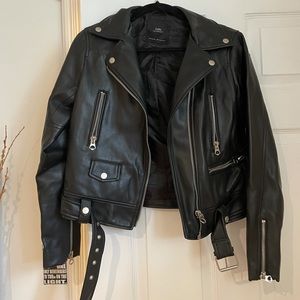 Zara leather jacket